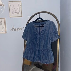 ANN TAYLOR Denim Shirt